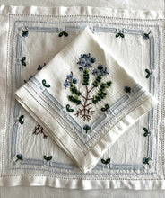 Load image into Gallery viewer, B) Blue Floral Napkin and Placemat Set SOLD OUT