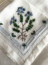 Load image into Gallery viewer, B) Blue Floral Napkin and Placemat Set SOLD OUT