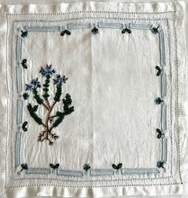 Load image into Gallery viewer, B) Blue Floral Napkin and Placemat Set SOLD OUT