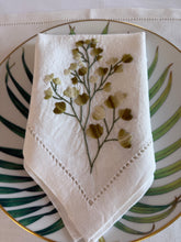 Load image into Gallery viewer, Olive Floral Napkin
