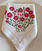 Load image into Gallery viewer, Pink Day Floral Napkin