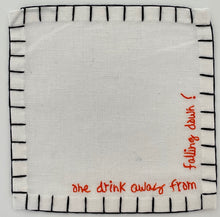 Load image into Gallery viewer, I) 'One Drink Away From...' Cocktail Napkins (Set of 6)