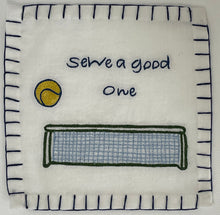 Load image into Gallery viewer, L) Let's have a smashing time Cocktail Napkins (Set of 6) Tennis Theme