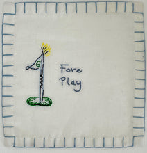 Load image into Gallery viewer, M) "Talk Birdie to Me "... Cocktail Napkins ( Set of 6) GOLF THEME