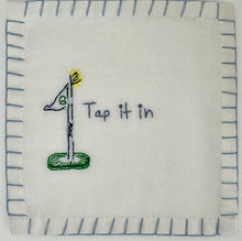Load image into Gallery viewer, M) "Talk Birdie to Me "... Cocktail Napkins ( Set of 6) GOLF THEME