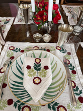 Load image into Gallery viewer, Red &amp; Green Glory Napkin &amp; Placemat SET (1 of each)
