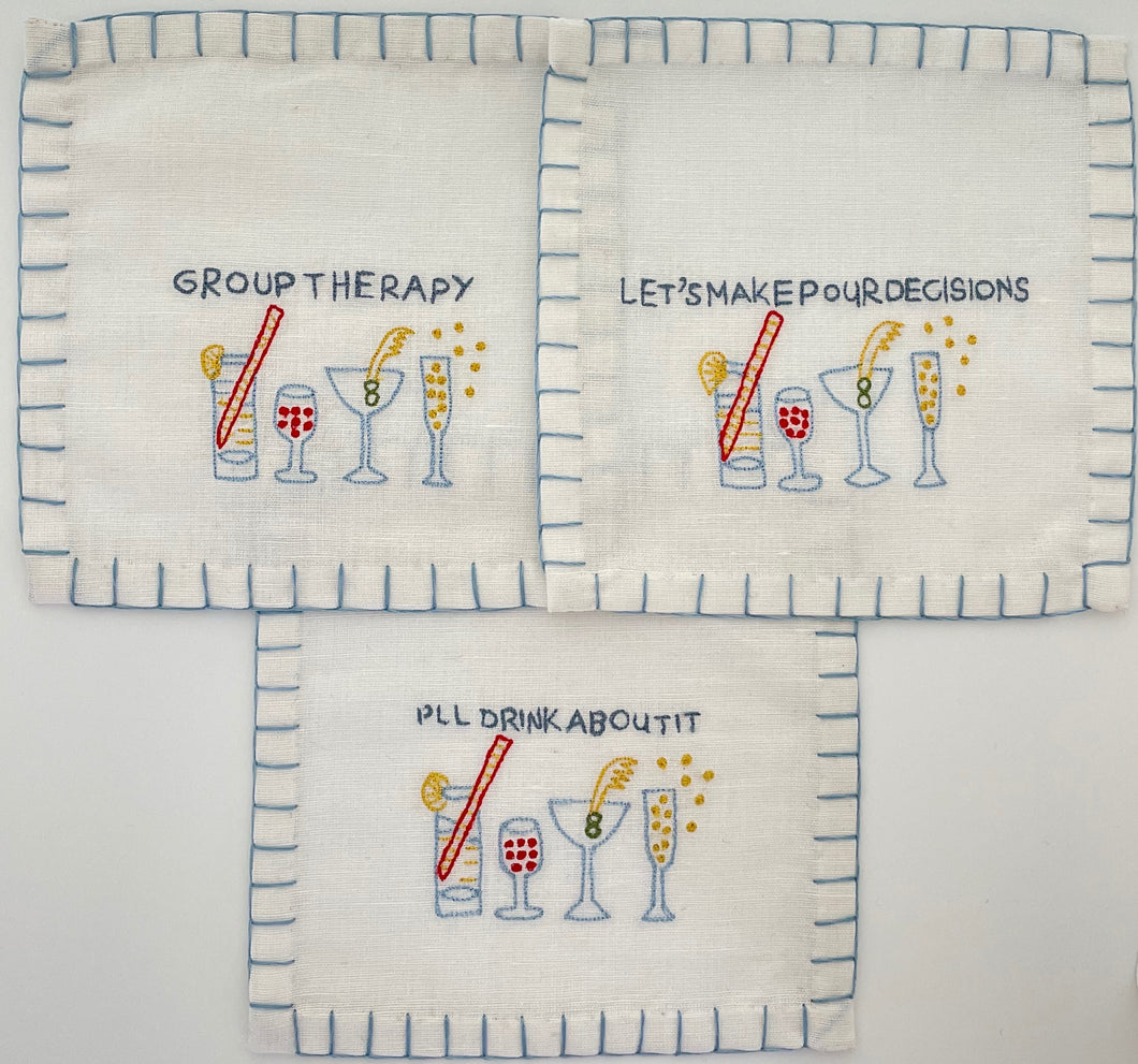 E) Group Therapy...Cocktail Napkins (Set of 6)