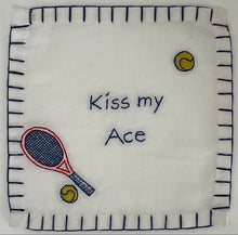 Load image into Gallery viewer, L) Let&#39;s have a smashing time Cocktail Napkins (Set of 6) Tennis Theme

